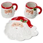 3tlg Set Santa - 2x Kaffeebecher 24306351 + 1x Gebäckteller 24306374_Bild_1