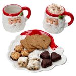 3tlg Set Santa - 2x Kaffeebecher 24306351 + 1x Gebäckteller 24306374_Bild_2