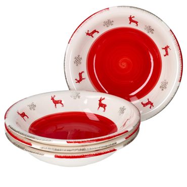 4er Set Rentier Unik Suppenteller - 23105788_Bild_1