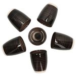 6er Set Coffeeblack Kaffeebecher schwarz OHNE Henkel - 24326250_Bild_3