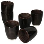 6er Set Coffeeblack Kaffeebecher schwarz OHNE Henkel - 24326250_Bild_4
