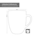 6er Set Coffeeblack Kaffeebecher mit Henkel schwarz - 24326256_Bild_5