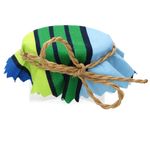 Sturzglas Stoffdeckchen 10 Stück Streifen + Gummiband + 4m Jute-Schnur_Bild_4