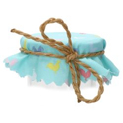 03-010507372-MamboCat-Marmeladendeckechen-2023-bunte-Huehner-mit-Schleife.jpg Sturzglas Stoffdeckchen 10 Stück bunte Hühner + Gummiband + 4m Jute-Schnur_Bild_3