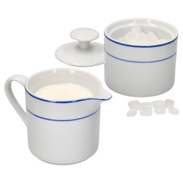 2tlg Set Basic Blue Snap Milchkännchen & Zuckerdose - 090475 090468_Bild_1