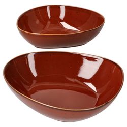 01-211559-Ritzenhoff-und-Breker-Marron-Taste-Schale-27x21cm-2er-Set.jpg 2er Set Servierschale Marron Taste - 211559_Bild_1