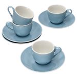 4er Set Nordic Blau Doppio Espresstassen mit Untertassen - 406474 + 406481_Bild_2