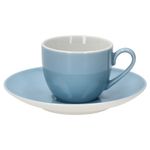 4er Set Nordic Blau Doppio Espresstassen mit Untertassen - 406474 + 406481_Bild_3