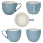 4er Set Nordic Blau Doppio Espresstassen mit Untertassen - 406474 + 406481_Bild_4