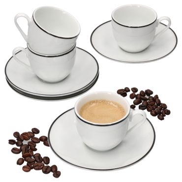 4er Set Lineo Espressotasse mit Untertasse - 404951 + 404968_Bild_1
