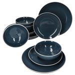 12tlg. Teller Set Linus Blau - 403961 + 403947 + 403954_Bild_1