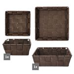 6tlg. Set Deko- & Aufbewahrungskorb Alvaro braun - 1 x 23005 + 2x 23013 + 2 x 23023 + 1 x 23033_Bild_2