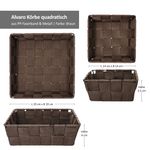 6tlg. Set Deko- & Aufbewahrungskorb Alvaro braun - 1 x 23005 + 2x 23013 + 2 x 23023 + 1 x 23033_Bild_3