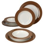 8tlg. Tafelservice Nougat Doppio für 4 Personen - 4 x 545777 + 4 x 545760 _Bild_1