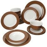 16tlg. Kombiservice Nougat Doppio für 4 Personen - 4 x 545739 + 4 x 545746 + 4 x 545760 + 4 x 545777_Bild_1