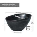 4er Set Manhattan Snack- & Dip-Schälchen schwarz oval - 24322655_Bild_6