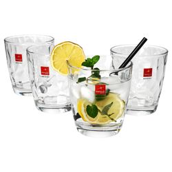 01-302260-Bormioli-Rocco-Diamond-Glaeser-klar-390ml-4er-Set-Deko.jpg 4er Set Diamond Trinkglas 39cl - 302260_Bild_1
