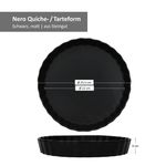 NERO Quiche / Kuchen-Form 25cm schwarz - 24302061_Bild_5