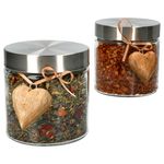 8l  + 2x Percha Holz-Herz & 2x Deko-Bändchen_Bild_1