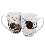 Charming Owls 2er Set Becher konisch + Geschenkkarton - 5902693932826_Bild_2