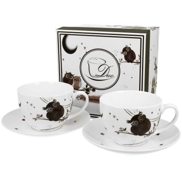 Charming Owls Tassen-Set für 2 Personen 200 ml + Geschekkarton - 925026 9393877_Bild_1