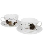 Charming Owls Tassen-Set für 2 Personen 200 ml + Geschekkarton - 925026 9393877_Bild_2