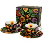 Etnic Espressotassen-Set für 2 Personen 100ml + Geschenkkarton - 931515_Bild_1