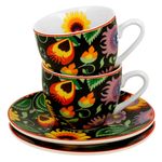 Etnic Espressotassen-Set für 2 Personen 100ml + Geschenkkarton - 931515_Bild_3