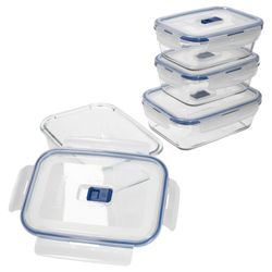 02-5088000-Van-Well-Luminarc-Pure-Box-Vorratsdosen-82cl-122cl-4tlg-Set.jpg 4tlg Set Pure Box Active Vorratsdose - 2x 82cl & 2x 122cl - 5088000_Bild_2