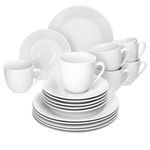 18tlg. Kaffeeservice TOMMY weiß Porzellan für 6 Personen_Bild_2