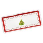 Weihnachtstraum Kuchenplatte rechteckig Porzellan _Bild_1