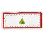 Weihnachtstraum Kuchenplatte rechteckig Porzellan _Bild_4