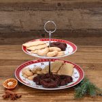 Etagere Weihnachtstraum 2-stöckig Porzellan_Bild_3