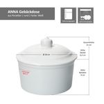 ANNA Gebäckdose weiß 960ml aus Porzellan - 161880_Bild_7