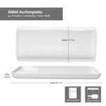 ANNA Kuchenplatte weiß rechteckig aus Porzellan - 161881_Bild_6