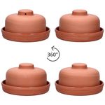 TERRA Butterdose mit Deckel rund aus Terrakotta - 1955_Bild_5