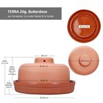 TERRA Butterdose mit Deckel rund aus Terrakotta - 1955_Bild_6