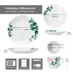 18tlg Kaffeeservice Eukalyptus aus Porzellan für 6 Personen_Bild_5