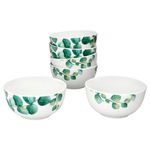 6er Set Müslischale 14cm Eukalyptus weiß_Bild_2