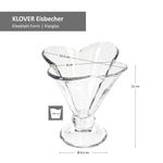 6er Set Klover Eisbecher mit Fuß - 41334_Bild_6