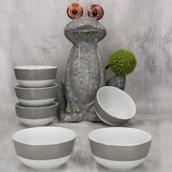 03-MamboCat-Variant-Mueslischale-Grau-Ambientebild.jpg MamboCat 6er Set Porzellan Serie Variant GRAU_Bild_34_Variant