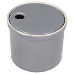 OSKAR Knoblauch-Vorratsdose S in Grau aus weißem Ton – 1992S_Bild_2