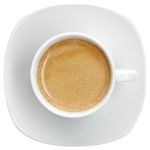 6er Set LOTTA Kaffeetassen 170ml mit Untertassen weiß Porzellan_Bild_3