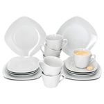 18tlg. Kaffeeservice LOTTA weiß Porzellan für 6 Personen_Bild_1