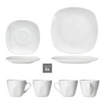 18tlg. Kaffeeservice LOTTA weiß Porzellan für 6 Personen_Bild_4