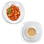 30tlg. Kombiservice LOTTA weiß Porzellan für 6 Personen _Bild_2