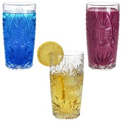 05-829556-Royal-Leerdam-Starla-Longdrink-36cl-3er-farbig.jpg 6er Set STARLA Longdrinkgläser mit Relief - 829556_Bild_5
