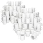 96er Set EVENT stapelbare Kaffeebecher weiß Porzellan 250 ml_Bild_2