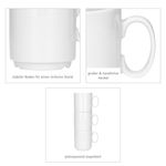 120er Set EVENT stapelbare Kaffeebecher weiß Porzellan 250 ml_Bild_5