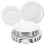 12tlg. Tafelservice TOMMY weiß Porzellan für 6 Personen_Bild_2